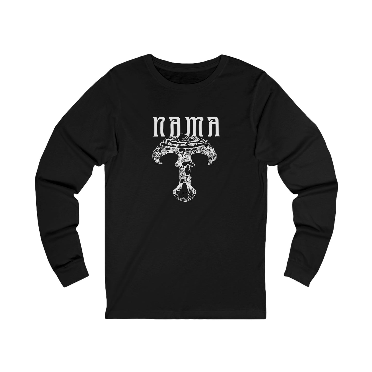 NAMA White Logo Unisex Long Sleeve Tee