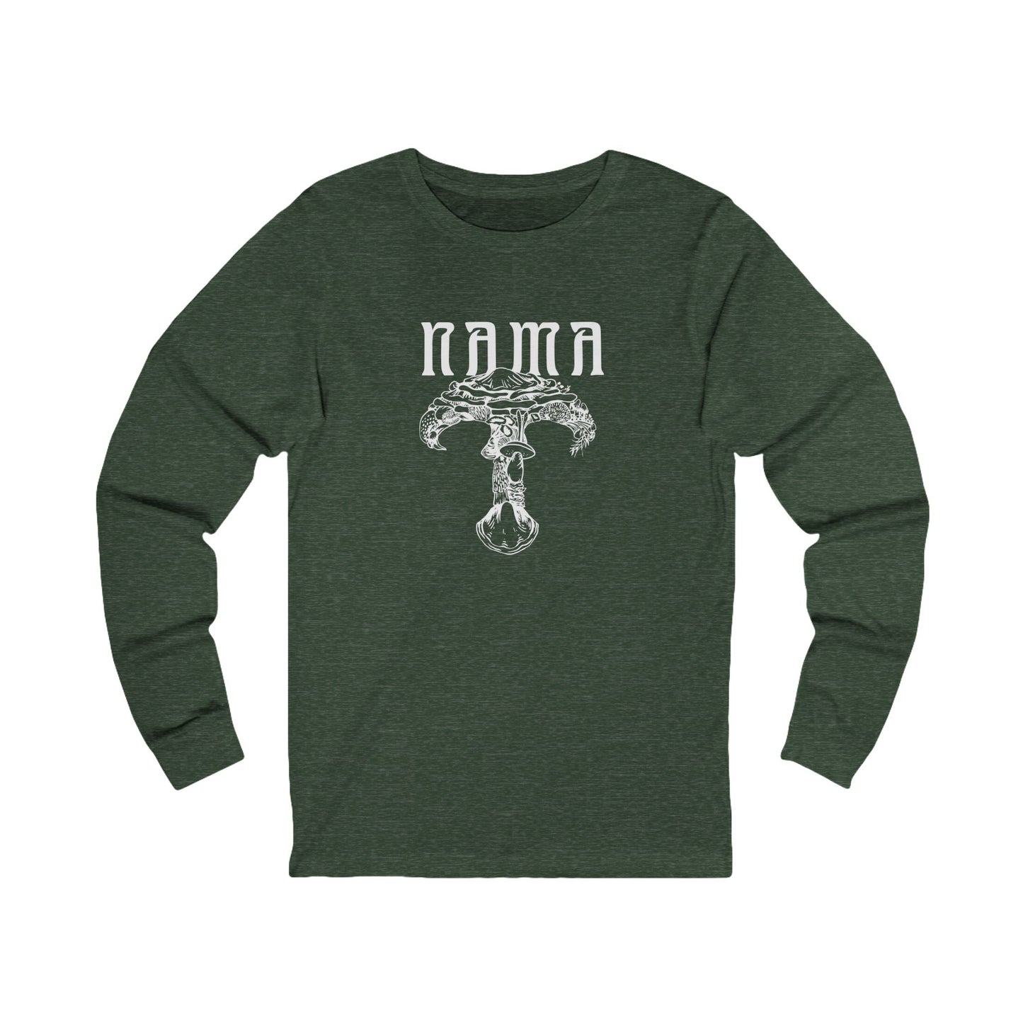 NAMA White Logo Unisex Long Sleeve Tee