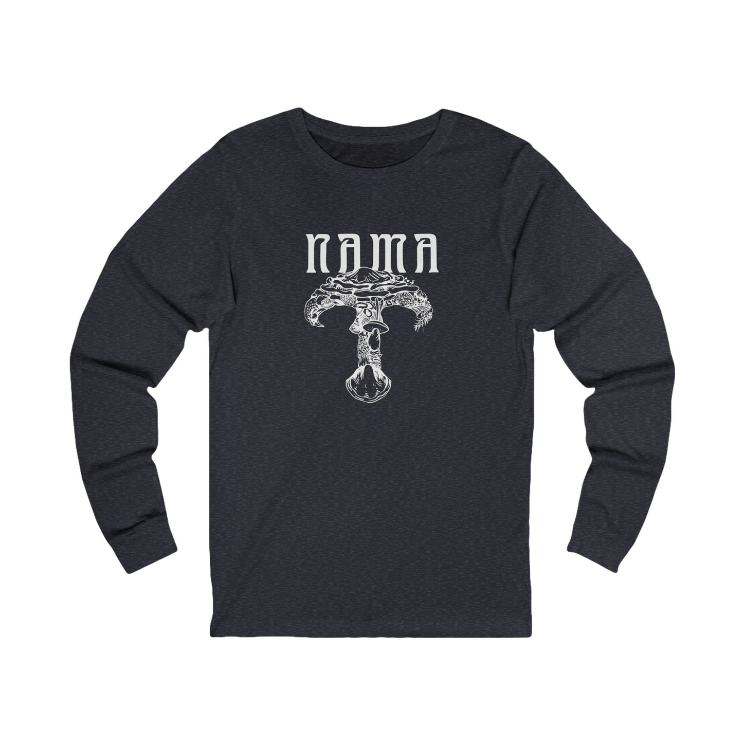 NAMA White Logo Unisex Long Sleeve Tee