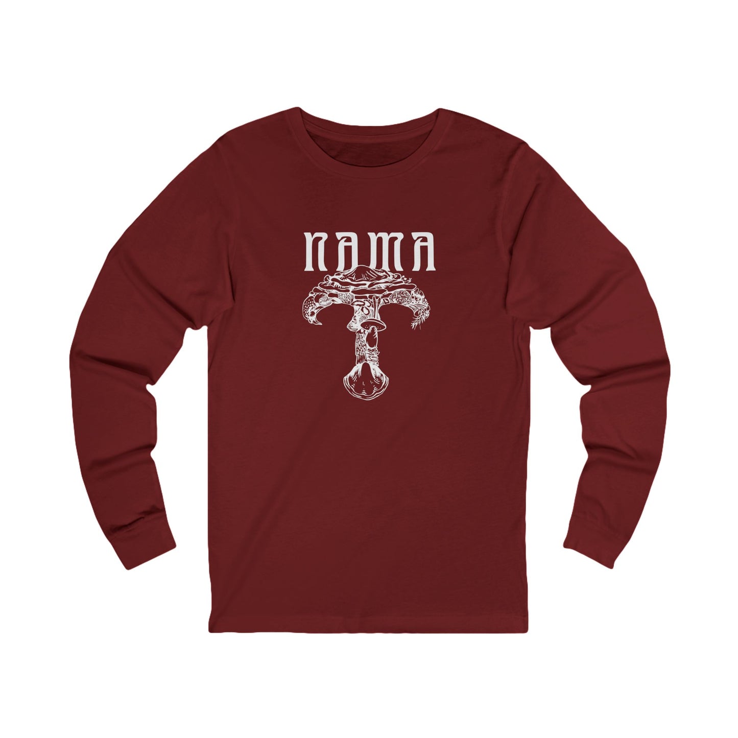 NAMA White Logo Unisex Long Sleeve Tee