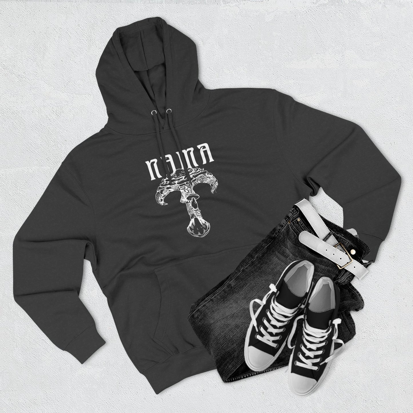 NAMA White Logo Unisex Hoodie