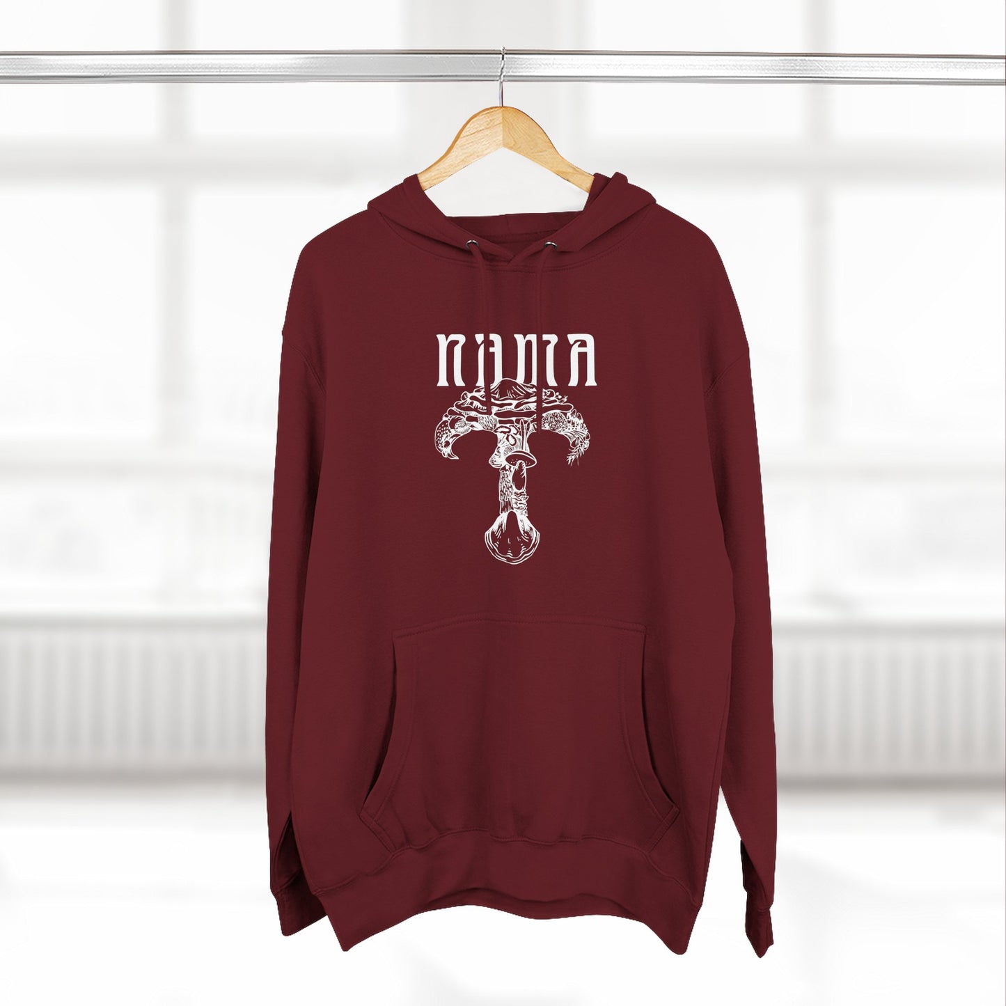 NAMA White Logo Unisex Hoodie